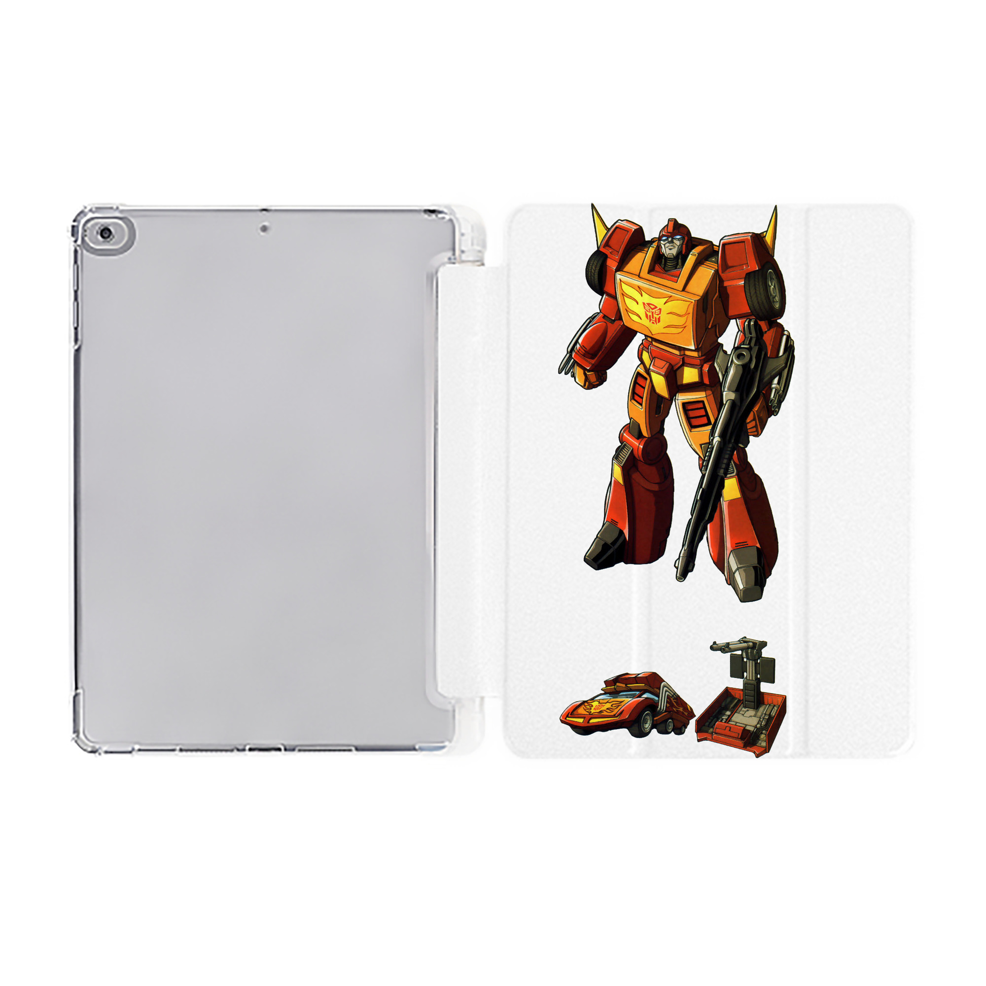 （画像用）  IPad ケース ペン収納付き 三つ折りスタンド PUレザー×シリコン 対応機種9.5/10.5/10.9インチ
